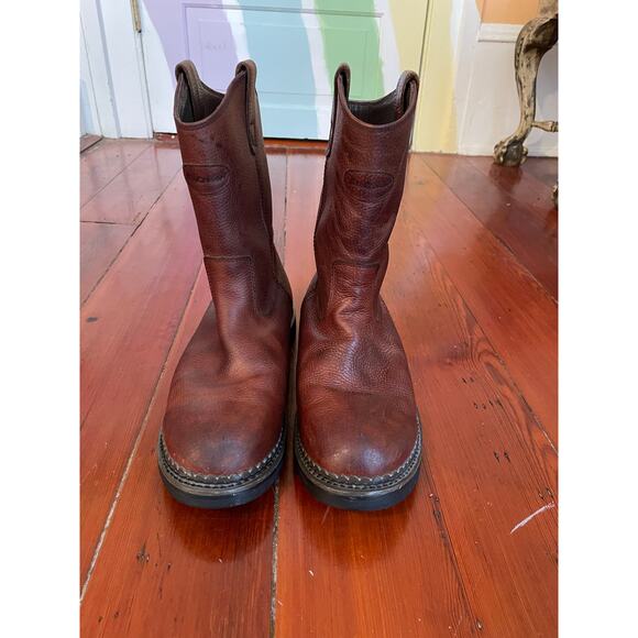 LaCrosse Foreman Wellington HD 11 Leather Work Boots Men 11 Oil & Slip Resistant